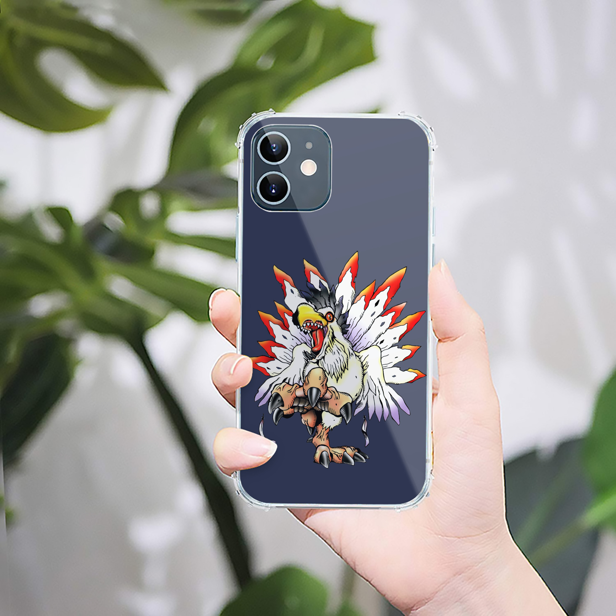 （画像用） Digimon デジタルモンスター/デジモン 【iPhone 12シリーズ対応】透明スマホケース（クリアソフトケース）